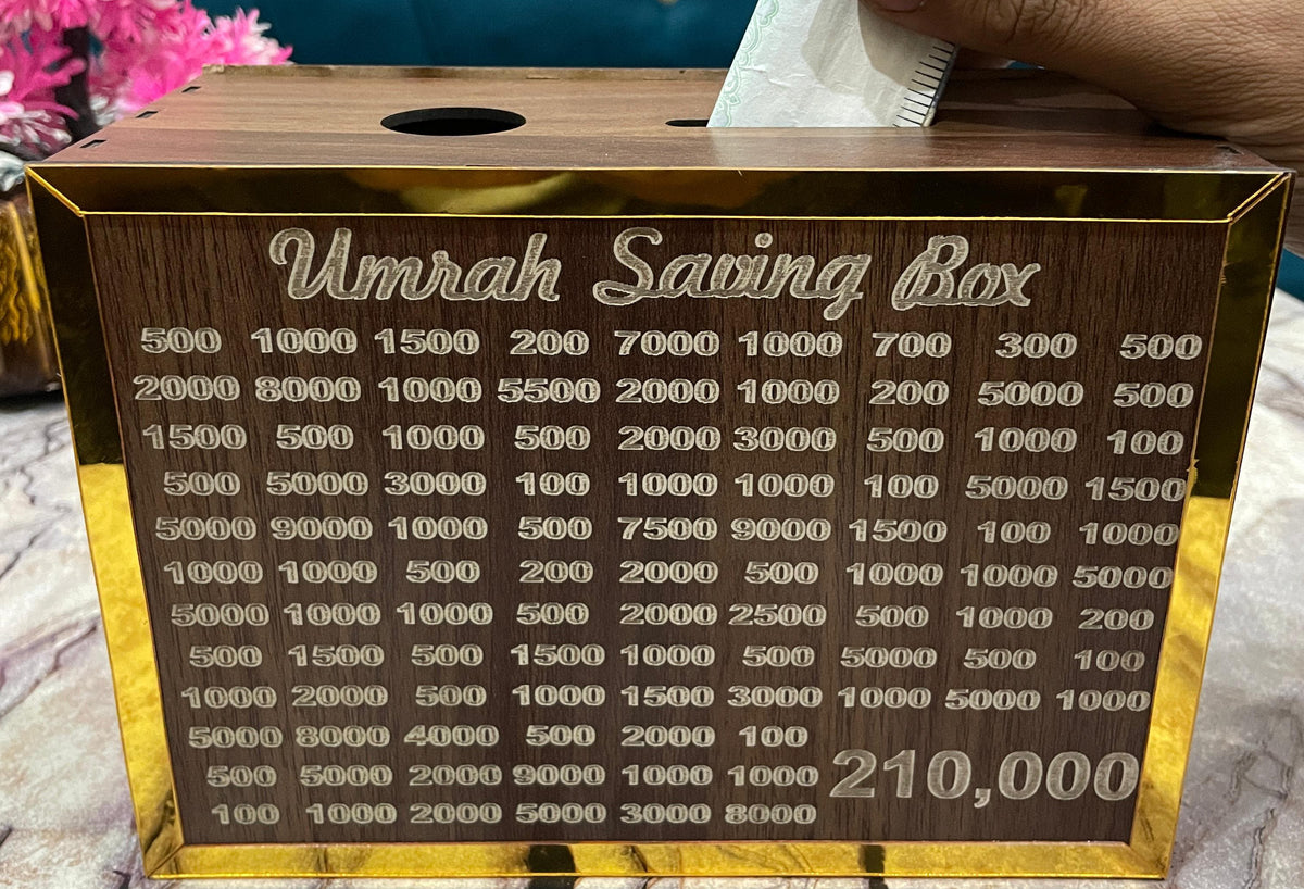 Umrah Saving Box Box For Umrah Saving Umrah Saving Box Best Quality Umrah Saving Box 210000 Umrah Saving Box Random Design