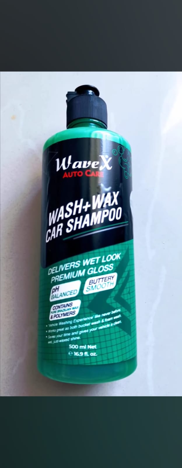 Wavex Auto Care Wash Wax Car Shampoo 200Ml Delivers Wet Look Amp Premium Gloss Made In Pakistan