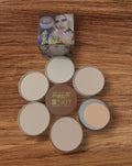 Pack Of 01 5 In 1 Multi Shade Face Powder Palette With Mirror Compact Makeup Kit For All Skin Tones Natural Finish Easy Blending