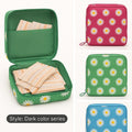 Women Portable Pouch Napkin Cosmetic Bags Organizer Sanitary Pads Storage Bag Ladies Makeup Bag Girls Hygiene Pad Bag Random Design Amp Color