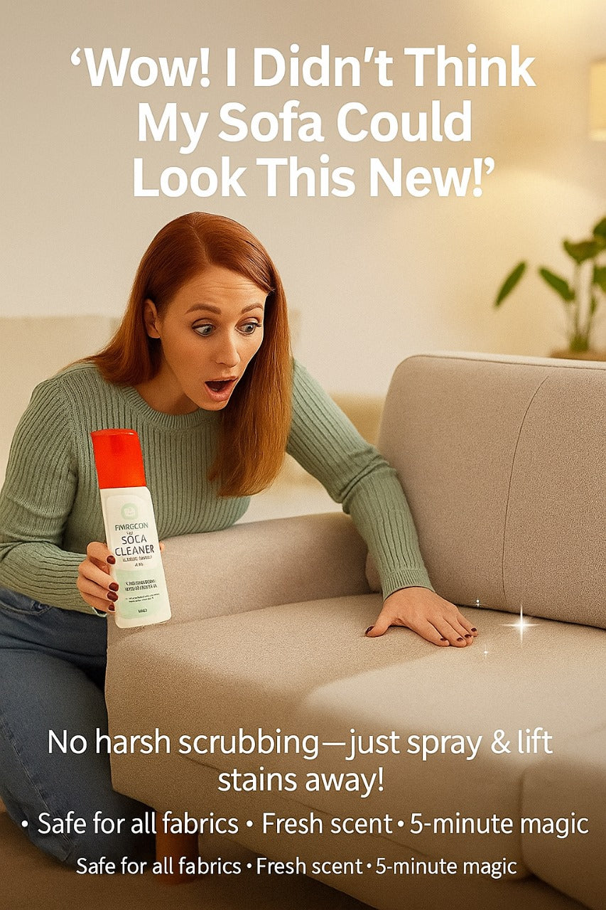 Puresofa | Sofa Cleaner Spray | Upholstery & Fabric Safe | Deep Cleaning | Stain Remover | Fast Dry | Pleasant Scent | 150ml