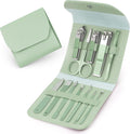 Brandomatic Manicure Kit 16 In 1 Nail Clippers Cuticle Scissors Nail Files Nail Polish Remover Blue