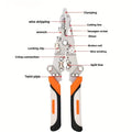 Foldable 8 In 1 Wire Stripping Cutting Multi Tool