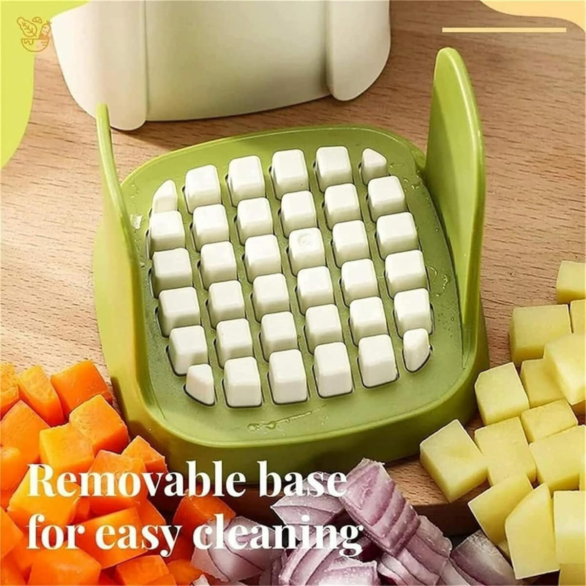 Multi Function Handheld Chopper Dicing Slitting Slicing Tool For Quick Food Prep