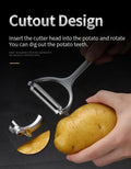 Stainless Steel Vegetable Peeler Dual Blades For Effortless Peeling