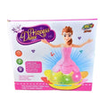 Princess Dancing Doll Toy With 3D Lights Music Rotating Movement Musical Led Doll For Kids