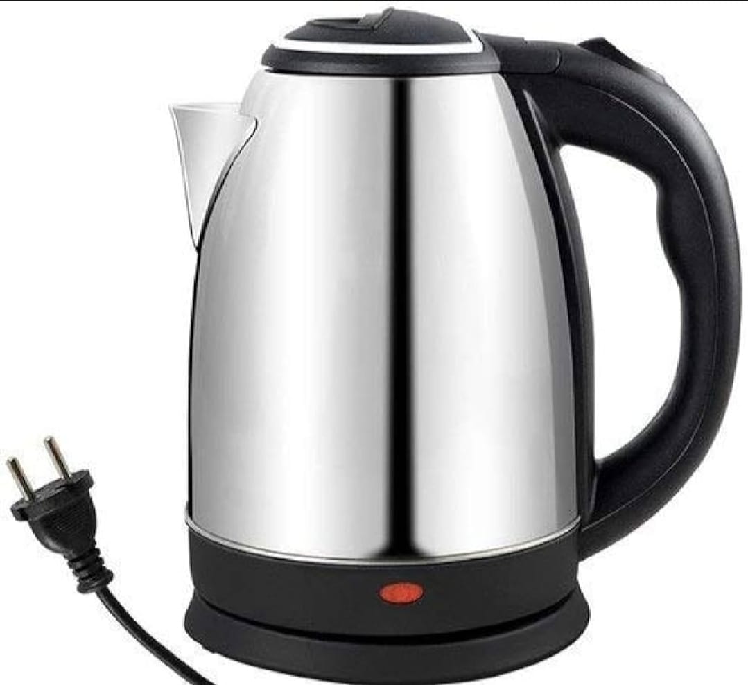 Electric Kettle Stainless Steel Body Automatic Instant Heating 1500 Watts Water Boiler High Quality Kettle For Tea For Daily Kitchen Use Essential Kitchen Appliance Electric Kettle