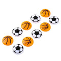Basketball Football Refrigerator Magnets Set Of 10 Durable Sports Themed Decorative Magnets 1 5 X 1 5 Inches