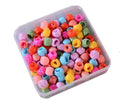 30 Pcs Baby Girls Hairpins Cute Candy Color Mini Hair Clips Hair Braids Beads Set Random Color