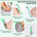 4 In 1 Pedicure Foot Filer Callus Remover Pumice Stone Nail Brush Foot File Professional Home Use