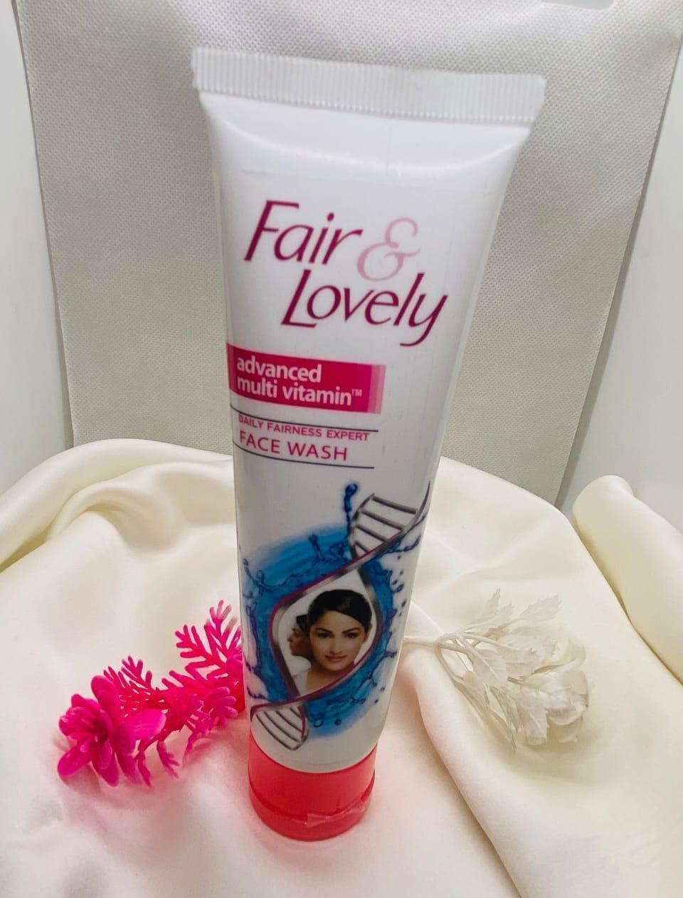 Fair Lovely Advanced Brightening Face Wash Gentle Daily Cleansing Formula Suitable For All Skin Types Radiant Fresh Look 100Ml