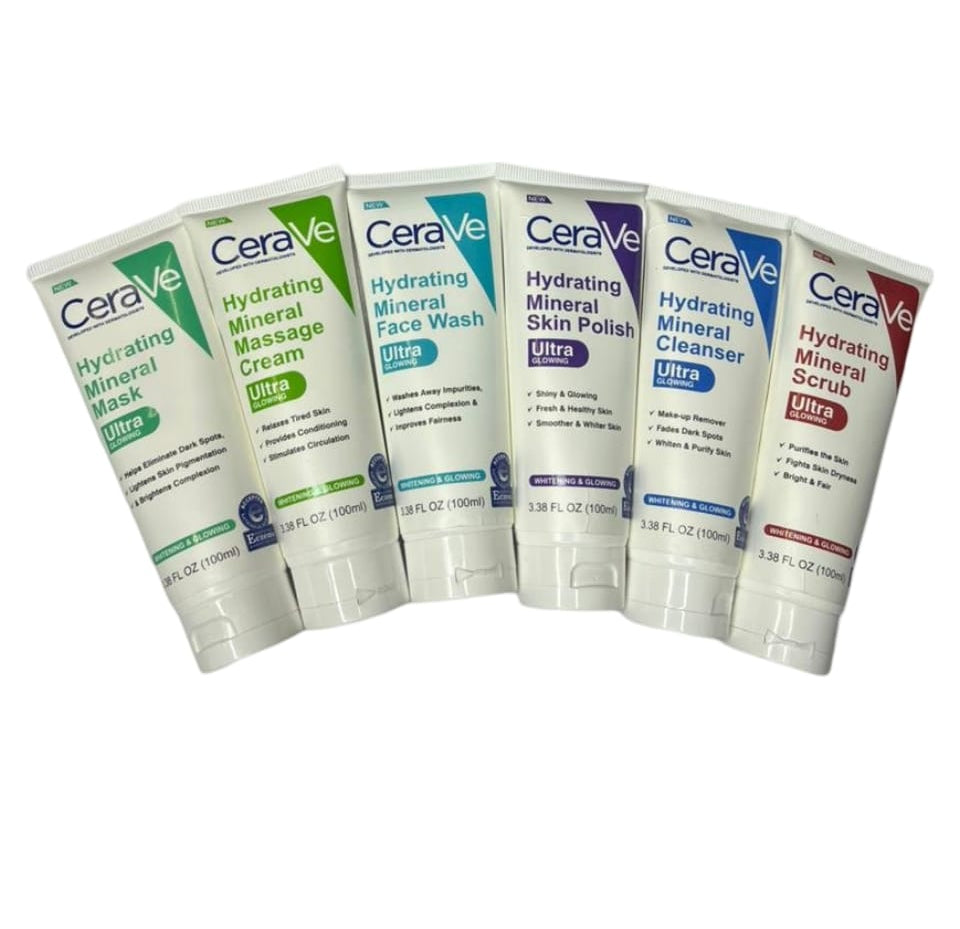 Pack Of 06 Cerave Hydrating Mineral Facial Kit Best Quality Hydrating Mineral Facial Kit 3239804