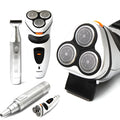 Zowael Rscx 5800 3 In 1 Shaver Set Portable Shaver Trimmer Groomer Chargeble 3 Blades Shaver With Nose And Ear Trimmer