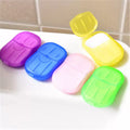 Portable Outdoor Travel Soap Paper Washing Hand Bath Clean Scented Slice Sheets Disposable Boxes Soap Mini Paper Soap Each 647995