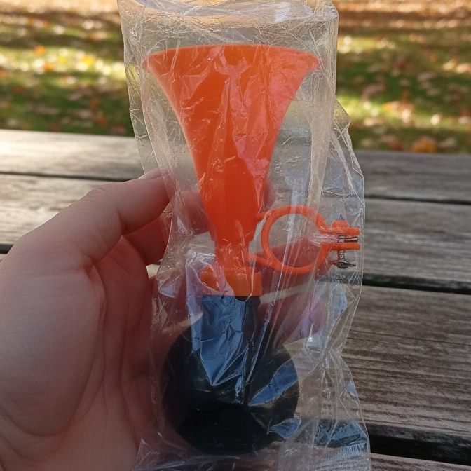 Bicycle Air Horn Bell Loud Sound Easy Use Compact Design Smooth Operation