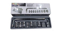 Professional Heavy Duty Socket Wrench Set | 9Pc Tool Kit | 1/2″ Drive | 8‑24mm Metric Sockets + L Wrench