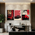 Set of 3 Premium Wall Art Photo Tiles – Home Decor Accessory Designed For Interior Styling And Daily Living Space Routine - Size: 8x11