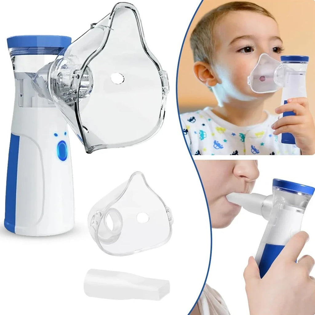 Portable Mesh Nebulizer – Quiet & Rechargeable for Kids and Adults