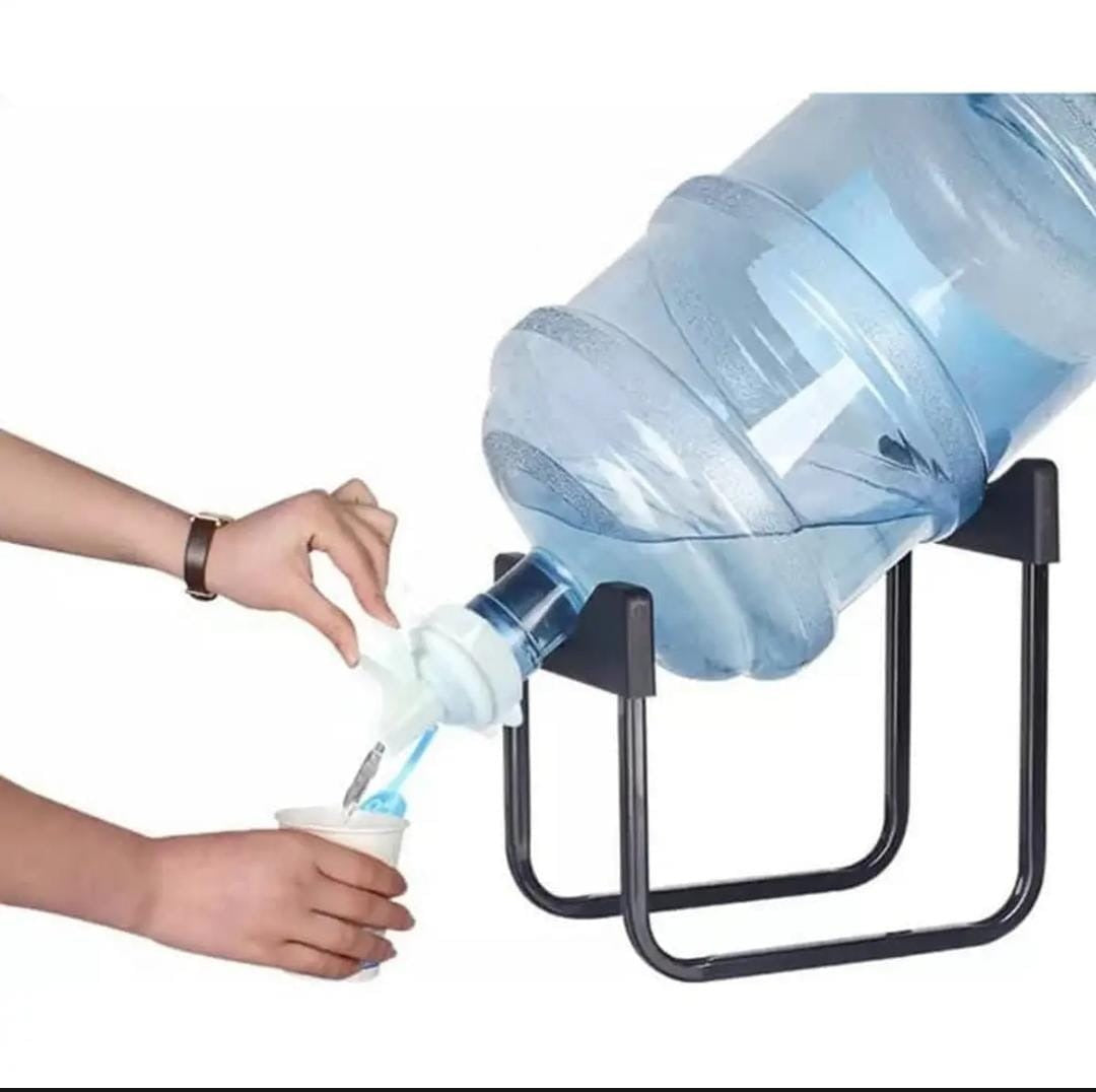 High‑Quality Water Bottle Stand | Metal Rack Dispenser | Durable & Stable Holder for Home & Office | 19 Ltr bottle stand with nozzle