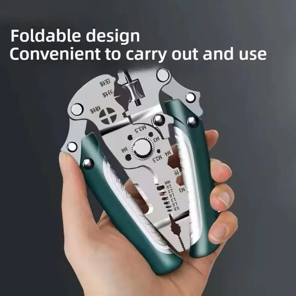 16 In 1 Plier Durable Strong Reliable Multi Functional Compact And Versatile Iron Tool With Multicolor Finish