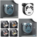 Wall Mounted Cute Panda Soap Dish Holder  – Punch-Free Plastic Soap Box Rack for Bathroom & Kitchen Storage (Random color)