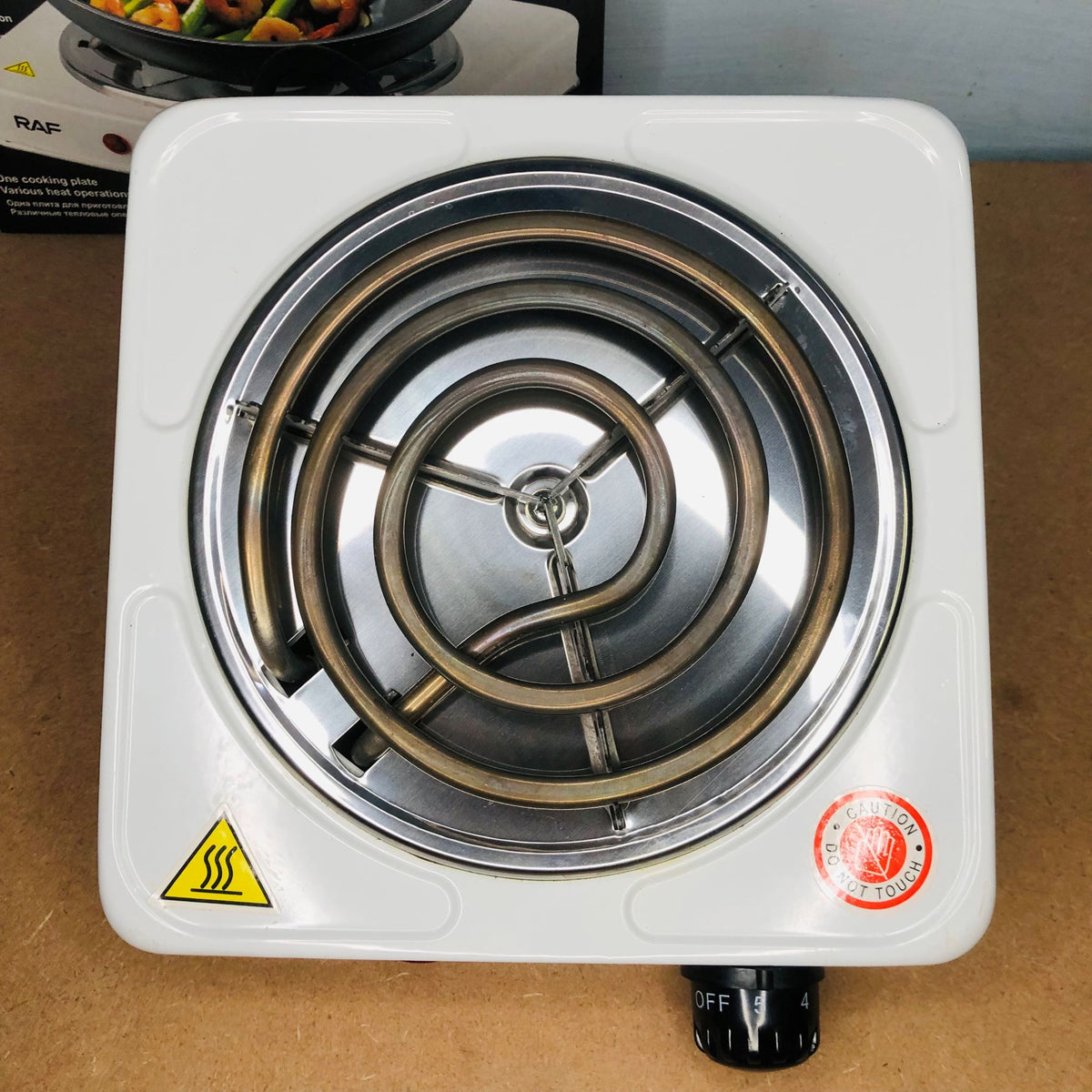 Hot Plate Electric Single Burner Stove For Cooking Easy To Clean Random Color