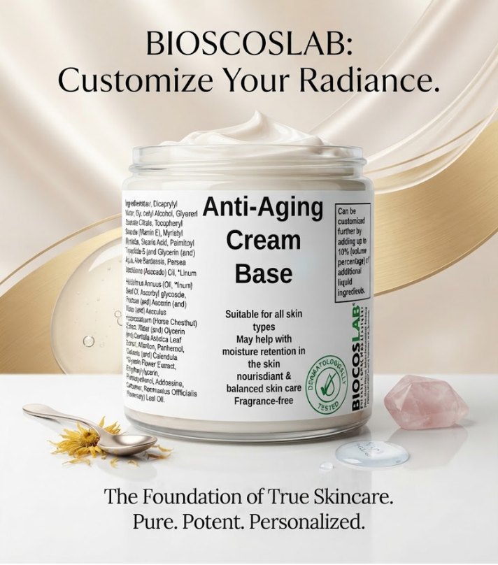 Bioscoslab Anti-Aging Cream Base (500g)