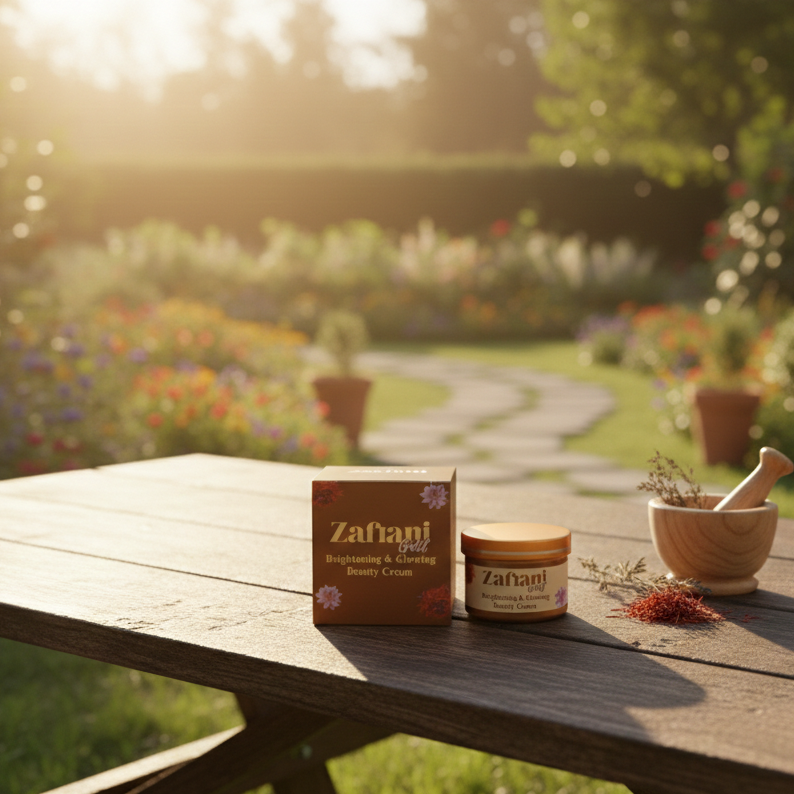 Zafrani Gold Brightening & Glowing Beauty Cream | 100g | Radiant Skin | Premium Skincare