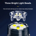 Rechargeable 3-LED Mini Flashlight – Portable Emergency Touch Light