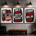 Set of 3 Premium Wall Art Photo Tiles – Modern Home Decor Sets 8x11