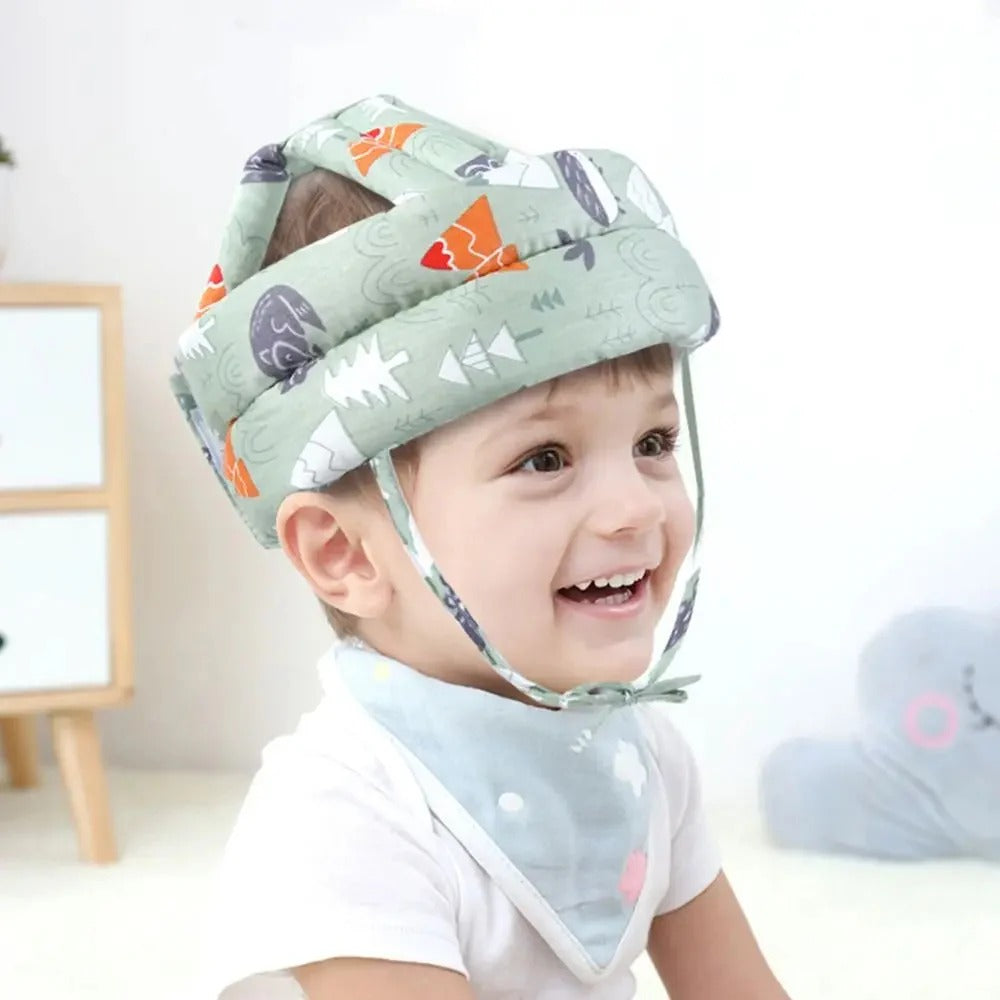 Child Head Protection Cap – Adjustable Safety Helmet for Toddlers (Random color)