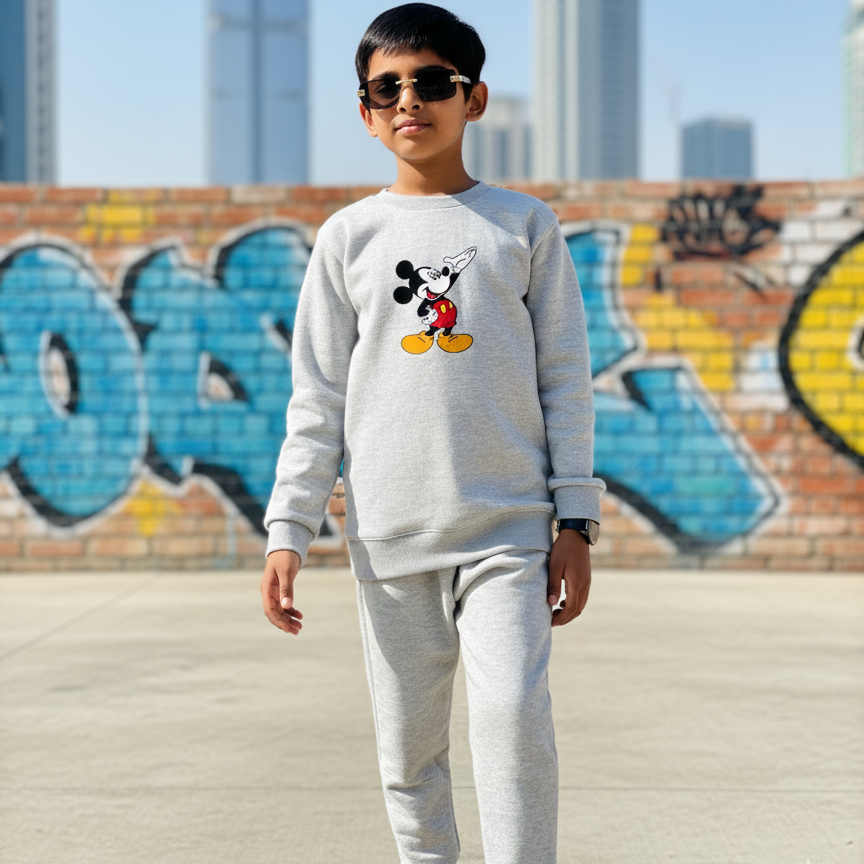 Kids 2-Piece Tracksuit | Sweatshirt & Sweatpants Set for Boys & Girls – Comfortable Outfit for Spring, Fall & Winter small