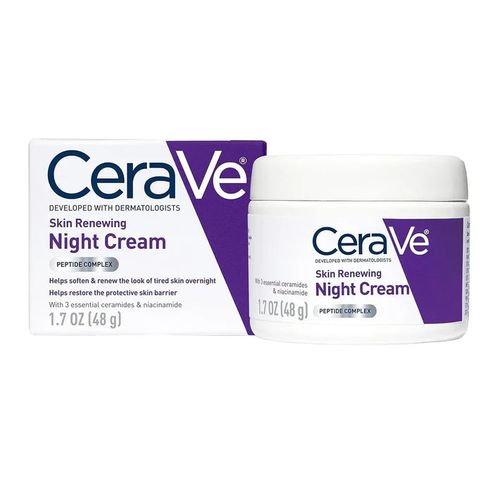 Cerave 4 In 1 Skincare Kit Night Cream Sunblock Cleanser Amp Serum For Radiant Skin 3504820