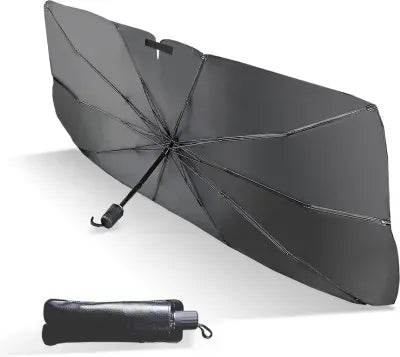 Foldable Car Windshield Sunshade Umbrella Heat Shield UV Protection For Front Windshield Interior Protection | Size 30cm
