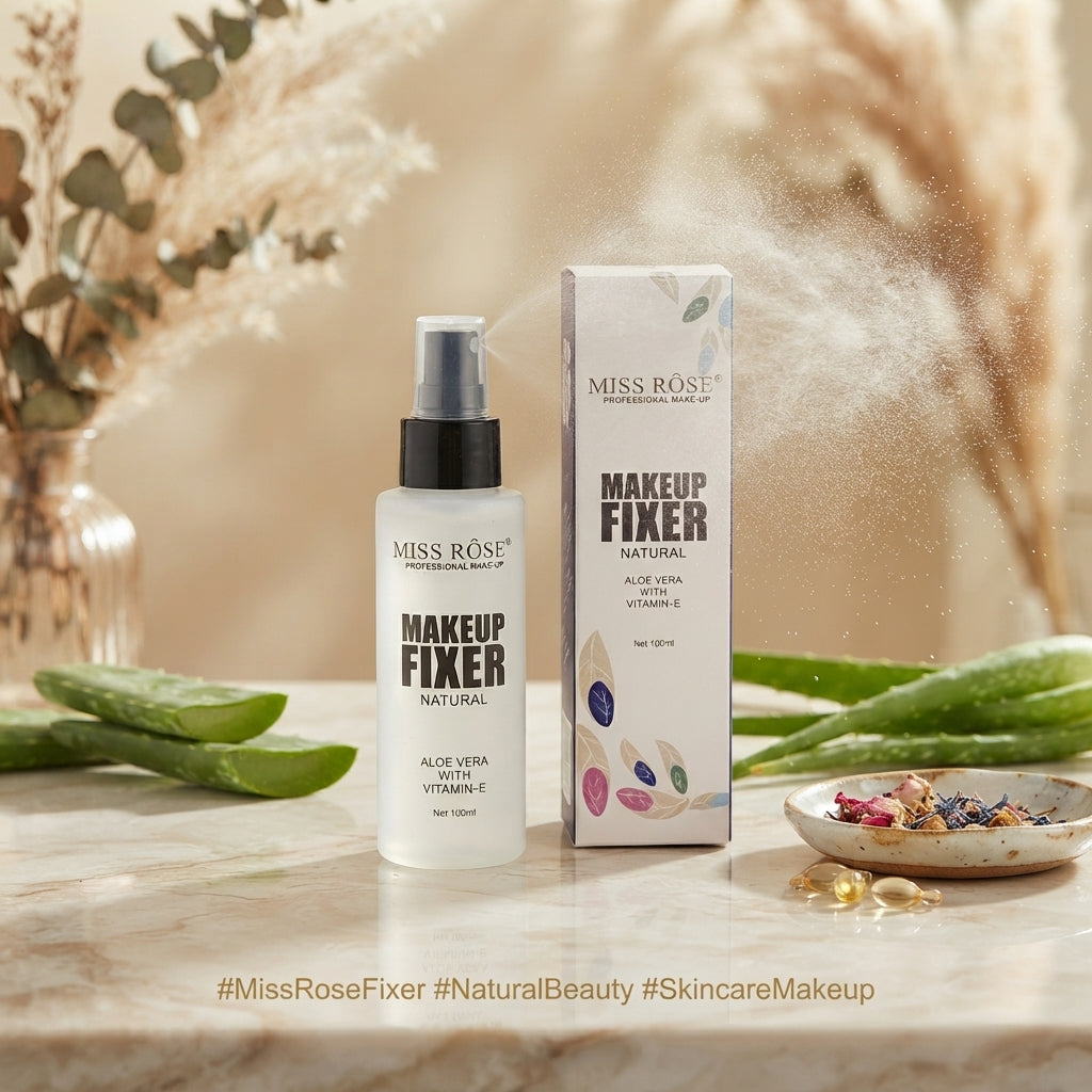 Miss Rose Makeup Fixer Spray 100ml – Aloe Vera Makeup Setting Spray
