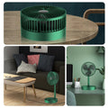 Portable Rechargeable Foldable Table Fan 2400mAh USB Charging | 3 Speed Silent Desktop Fan | Adjustable Mini Fan for Home, Office & Travel