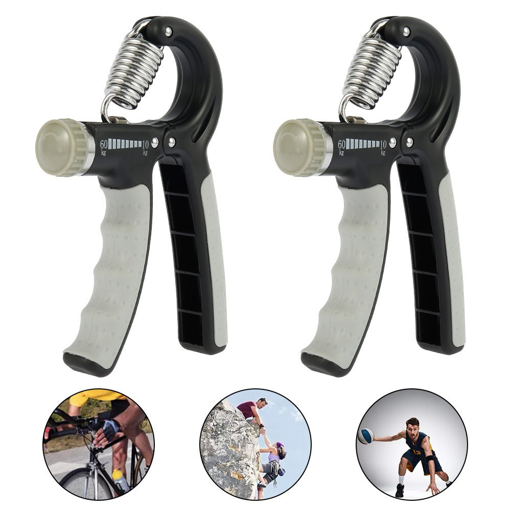 Hand Grips Strengthener – Adjustable Arm, Finger & Wrist Exerciser for Men & Women - Without Counter (Random Color)