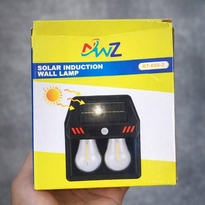 NWZ Solar Induction Wall Lamp KT-885-2 – Solar Powered Outdoor Lighting for Wall Mounting