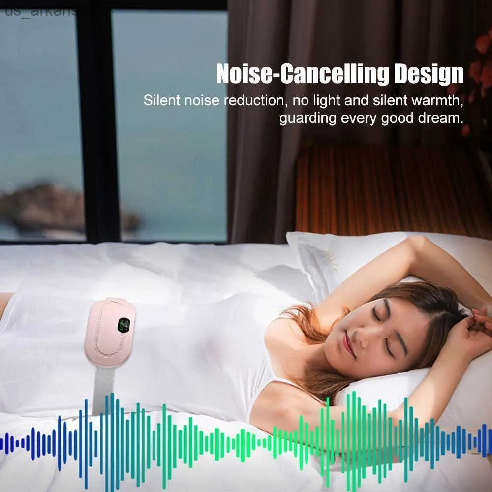 Digital Period Pad Heating And Vibrating For Healing Period Cramps Womens Care Pin Relief With 3 Heat Levels And 4 Mode