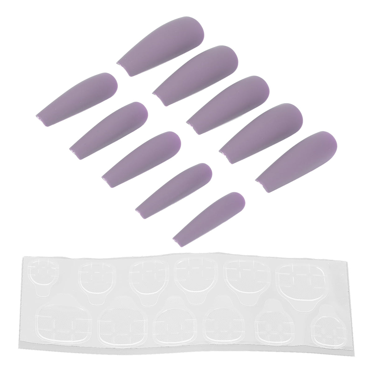 24Pcs O Two O Matte Nails With Accessories