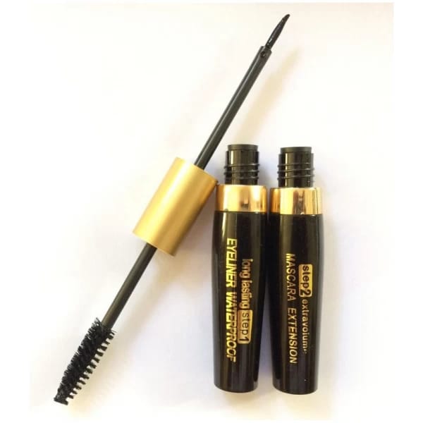 2-in-1 Eyeliner & Mascara – Dual-Ended Waterproof Eye Makeup Duo