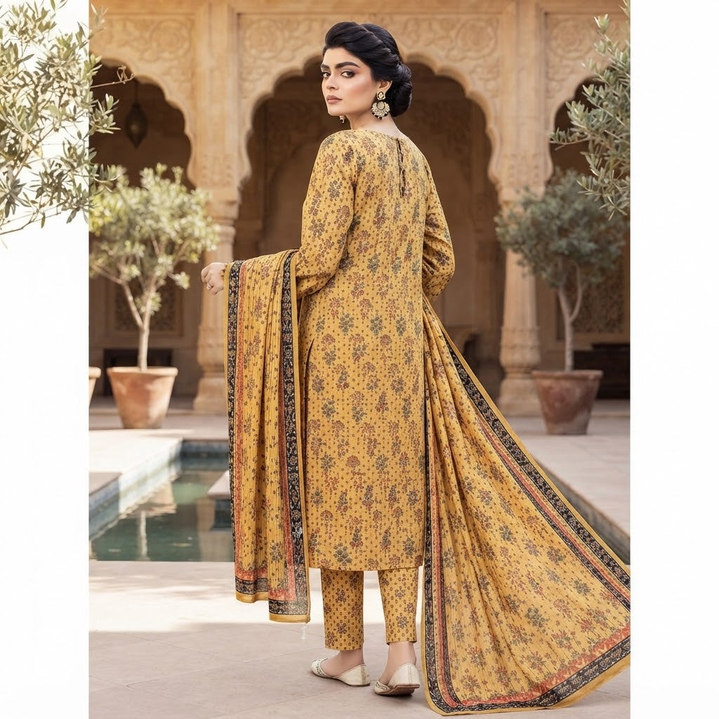 Salim Design 09 – Premium Lawn 3-Piece Printed Suit