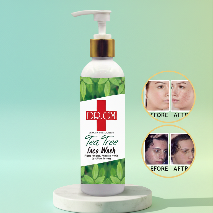DR.GM Face Wash Tea Tree For Refreshing And Deep Cleansing Skincare
