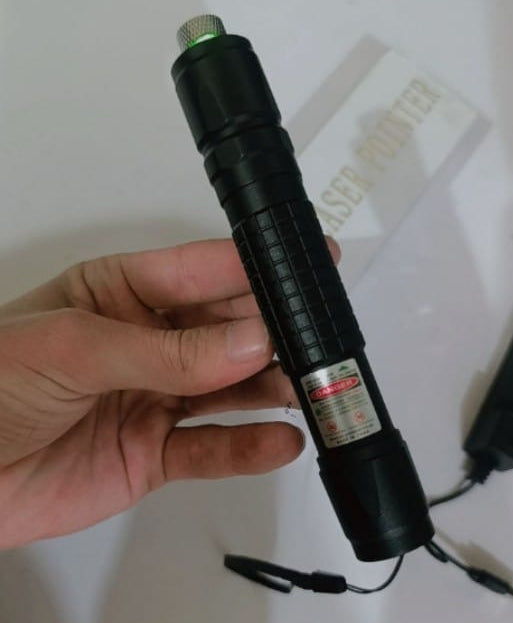 Green Laser Light Aluminum Alloy Body Black Color Two Mode Lighting Star Light Or Single Beam Durable Quality Reliable Utility