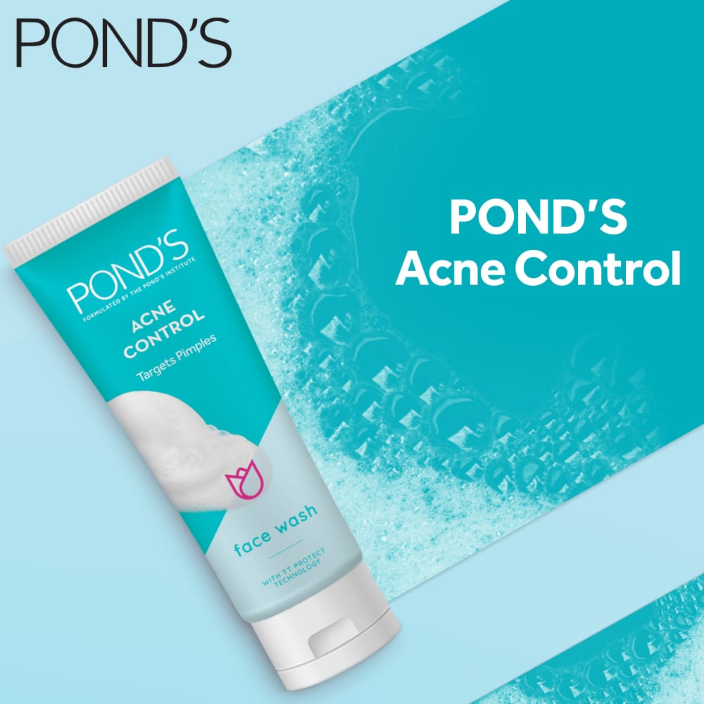 Ponds Anti Acne Solution Face Wash – Gentle Liquid Formula For Clearer Skin Oil Control And Acne Prevention – 100 Gram Pack