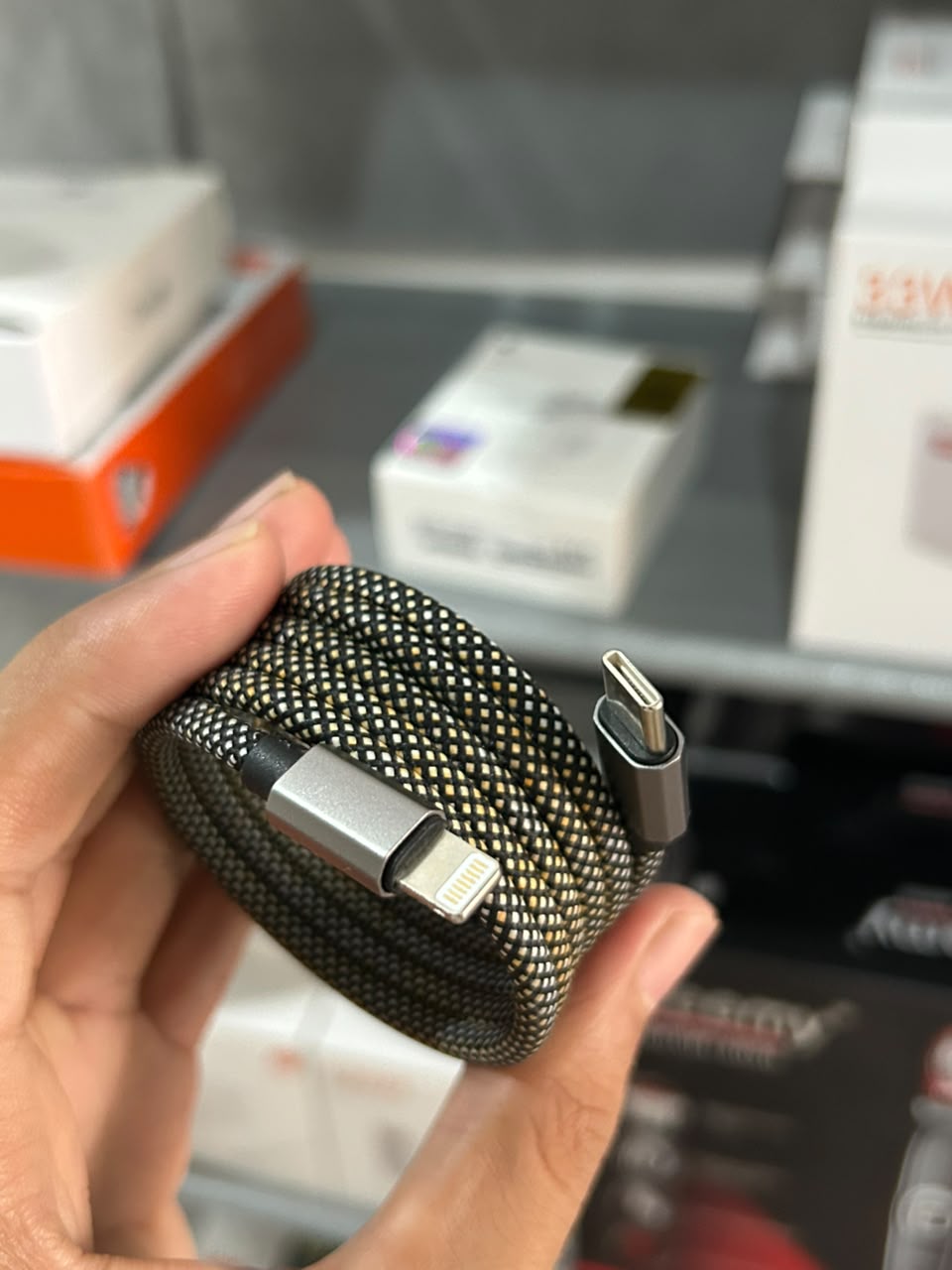 Original Magnetic Cable For iPhone Type C To Lightning Super Fast Charging Premium Quality 100 Percent Original Magnetic Design