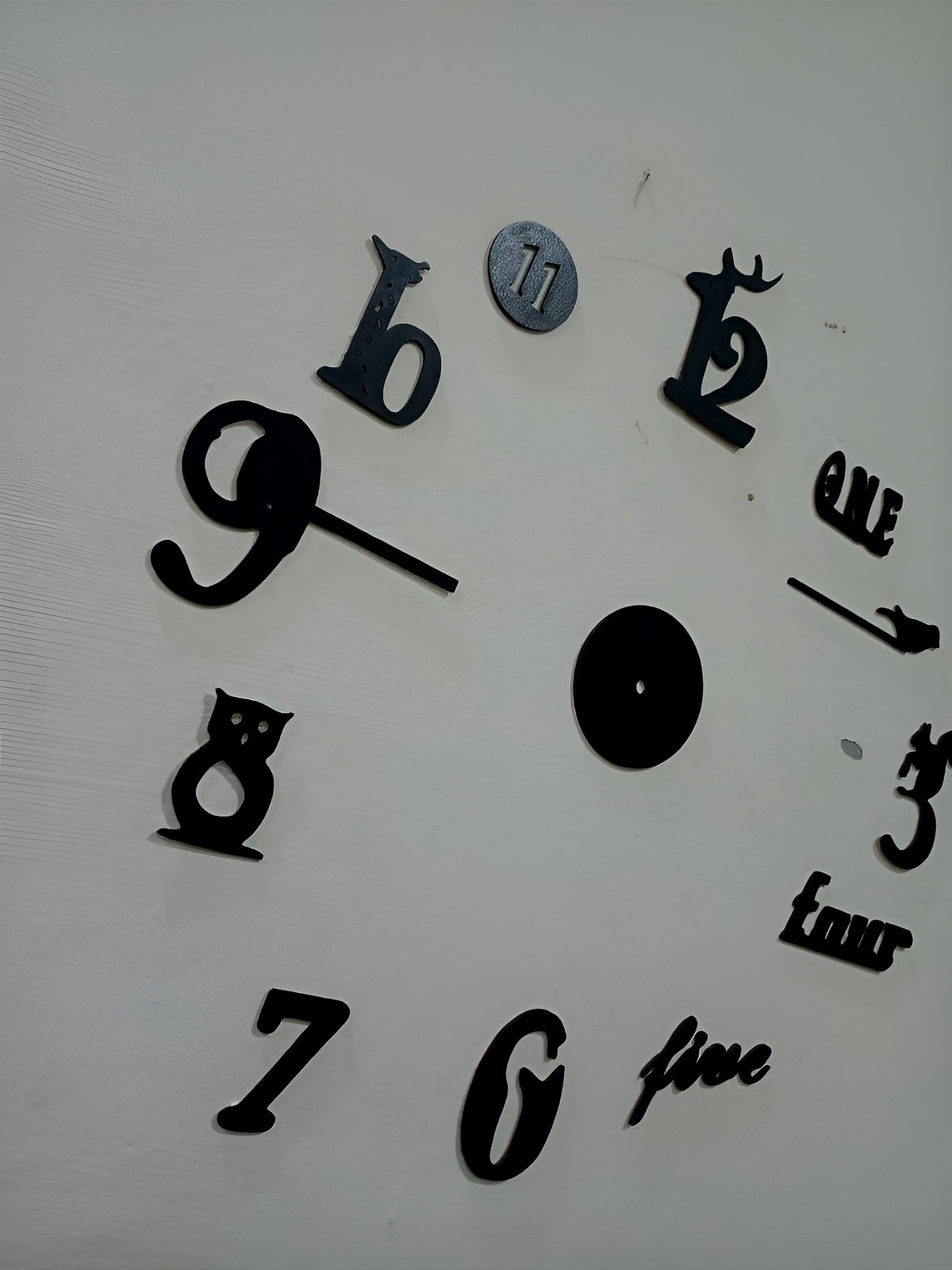 Decorative 3D Clock Diy Clock Creative 3D Wooden Wall Clock For Home Decor
