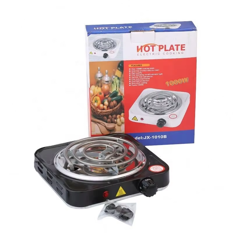 Electric Stove For Cooking Hot Plate Heat Up In Just 2 Mins Easy To Clean Metal Body Random Color