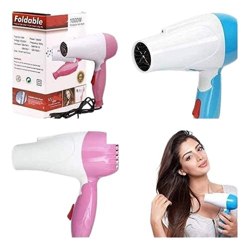 Nova Hair Dryer NV 1290 Providing Durable Quality Comfortable Use Reliable Performance Smooth Handling (Random Color)