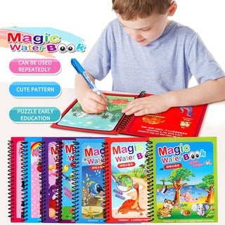 Magic Water Book Painting Drawing Coloring Board Book Doodle Amp Magic Water Penrandom Book